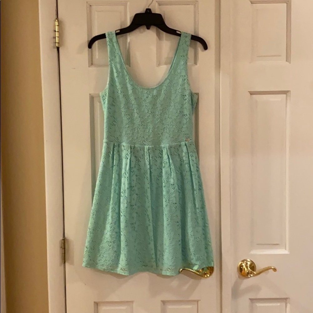 Green/Teal lace sundress